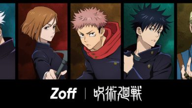 Photo of “Jujutsu Kaisen” Yuji Kojo, Satoru Gojo, Megumi Fushiguro and other five people wear glasses ♪ Zoff collaboration model appears