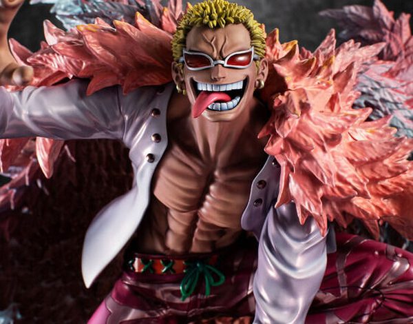 “tenyasha”-and-“donquixote-doflamingo”-figures-from-“one-piece”-dressrosa-edition-will-be-sold-by-lottery!-the-powerful-figure-is-reproduced-as-per-the-image-in-the-play.