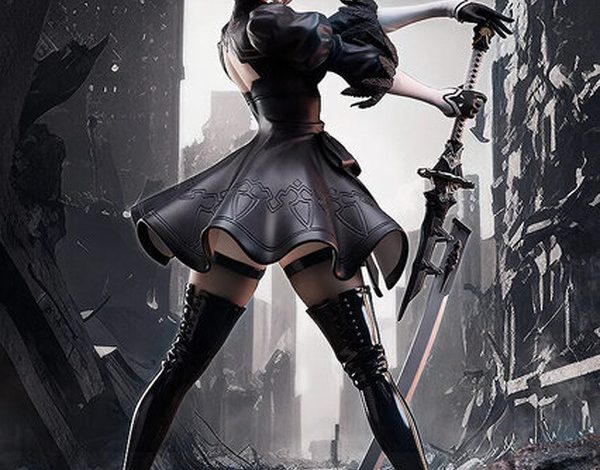 admire-her-beautifully-stretched-legs!-“nier:automata”-2b-is-now-a-figure-–-large-volume-unique-to-1/4-scale