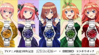 Photo of “The Quintessential Quintuplets∽” Nino and Miku are always together ♪ The feelings of five people and five colors are sparkling! “Seiko” collaboration watch with AXTA released