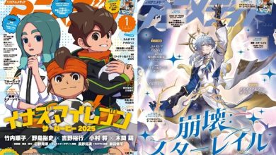 Photo of Animedia January issue is on sale today! The cover & double covers are “Inazuma Eleven the Movie 2025” and “Collapse: Star Rail”!