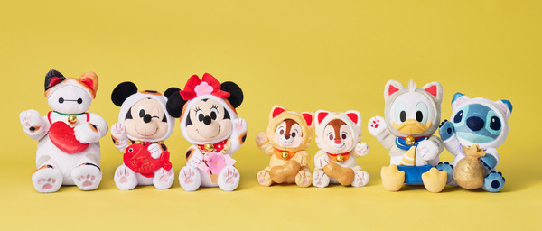 “disney”-welcome-spring-with-mickey,-minnie,-baymax,-and-others♪-welcoming-good-luck-with-japanese-style-cat-costumes!-on-sale-from-january-1st