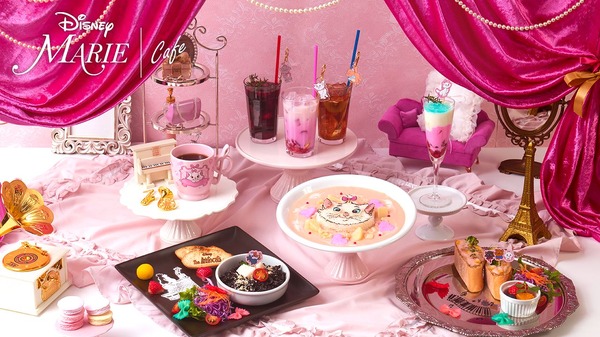 “disney”-marie-chan-is-super-cute-♪-menu-and-goods-that-are-pink-colored!-special-cafe