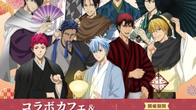 Photo of “Kuroko’s Basketball” Kuroko, Kagami, and Kiseki’s generations are thrilled to see the Japanese costumes ♪ Appearing at the GiGO collaboration cafe! Full of original food and latte art