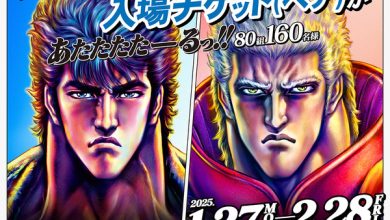 Photo of “Fist of the North Star” Kenshiro & Raoh’s goods “Warm !!” JR West collaboration project