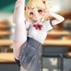 The high school girl's I-shaped balance is irresistible! A glimpse of thighs from the skirt ♪ 1/5 scale figure appearance/image