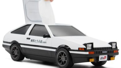 Photo of “Initial D” Large minicar! Wet tissue case that reproduces AE86 of Fujiwara Tofu store (private) specification