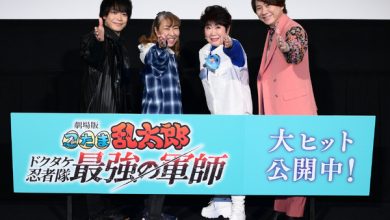 Photo of The first year of “Nintama the Movie” was held by the group and sixth grade cast members, who gave their first joint stage greeting! Takayama Minami, Ichiryusai Sadatomo, Okiayu Ryutaro, and Suzuki Chihiro take the stage [Support Screening Report]