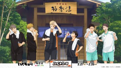 Photo of “Haikyu!!” Tsukishima, Oikawa and Miya brothers are excited to see them climbing up after the bath♪ New goods are now available in the second collaboration with Gokurakuyu.