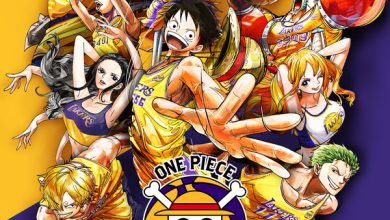 Photo of “One Piece” Luffy scores a shot! Straw Hat Pirates join together♪ One-night collaboration with the basketball team “Lakers”