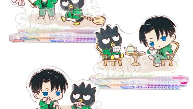 Photo of “Attack on Titan” and “Sanrio” Levi cleans up with Bad Batsumaru!? Eren takes a nap with Pochakko♪ 4th collaboration goods